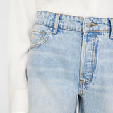 Dalton Denim Short - Bleached Blue