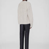 Marisol Alpaca-Blend Sweater - Light Oat
