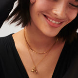 Lucy Williams Cobra Snake Chain Necklace - Gold