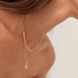 Mini Ridge Heart Necklace