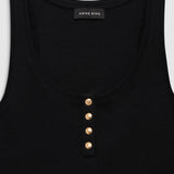 Alessia Tank Top - Black