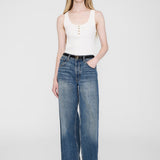 Alessia Tank Top - Ivory