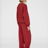 Miles Oversized Sweatshirt - Washed Red