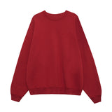 Miles Oversized Sweatshirt - Washed Red
