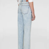 Kate Straight Leg Ankle Jean - Destructed Bleached Blue