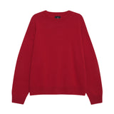 Lee Crew Neck Cashmere Sweater - Scarlet Red