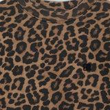 Miles Oversized Sweatshirt - Black and Brown Leopard