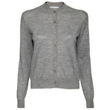 Ivy Cashmere Cardigan - Stone Grey