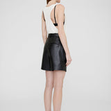 Carmen Shorts - Black Recycled Leather