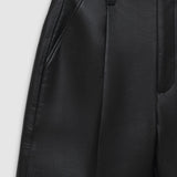 Carmen Shorts - Black Recycled Leather