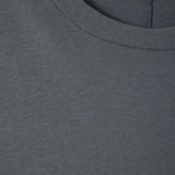 Gamipy Long Sleeve Round Neck T-Shirt - Steel Grey