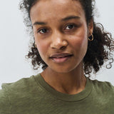 Sonoma Fitted Cotton T-Shirt - Vintage Green