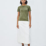 Sonoma Fitted Cotton T-Shirt - Vintage Green