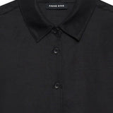 Coco Linen-Blend Shirt - Black
