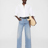 Coco Linen-Blend Shirt - Ivory