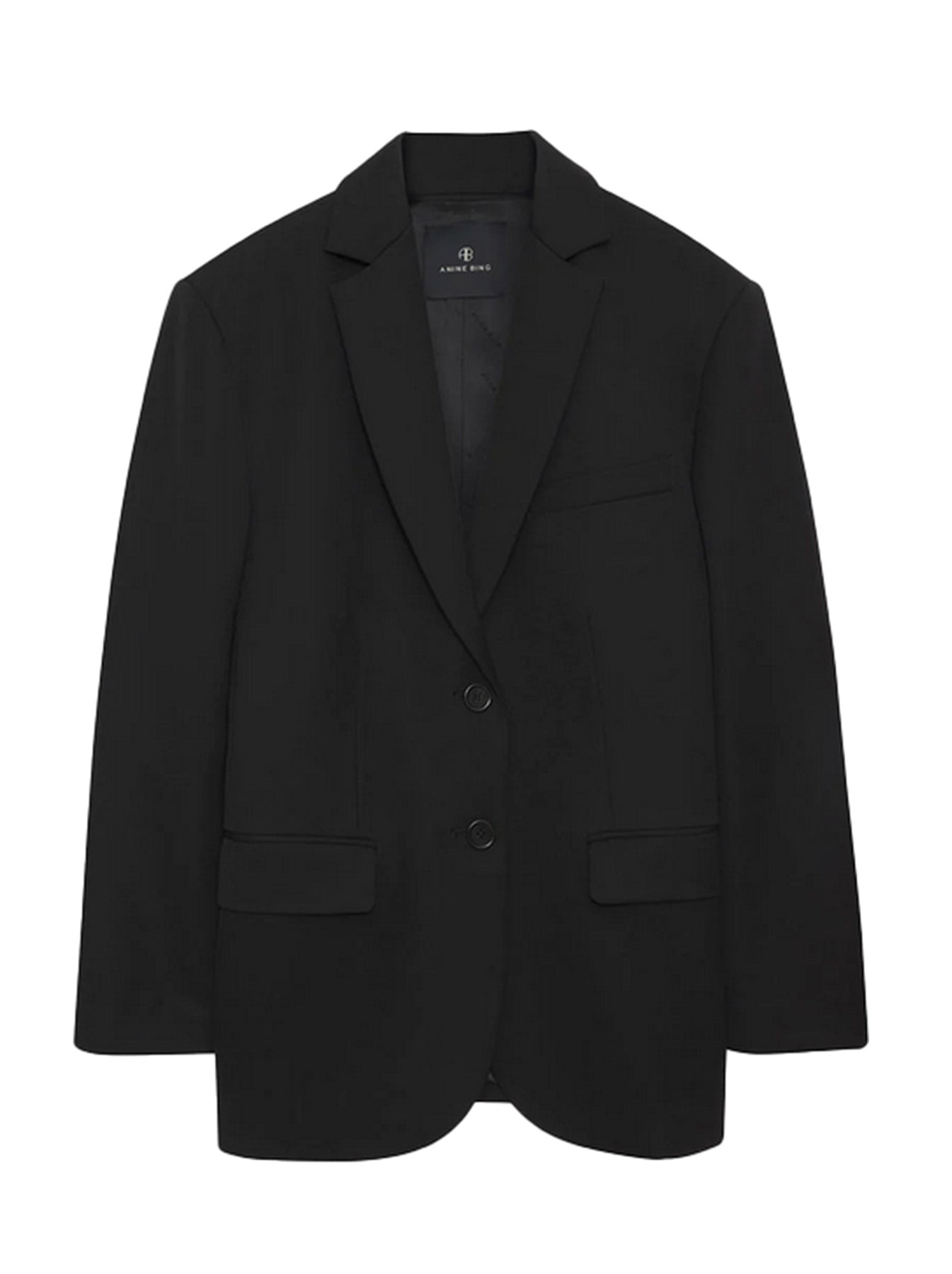 【関税込み】ANINE BING ブラック Quinn テーラードジャケット ANINE BING Quinn Blazer | Shopbop