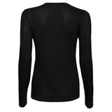 Essential Long Sleeve Crew T-Shirt - Black