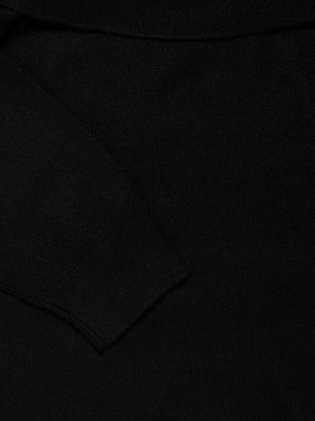 Mathilde Turtleneck Cashmere Sweater - True Black