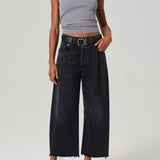 Ayla Raw Hem Crop - Bronson