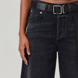 Ayla Raw Hem Crop - Bronson