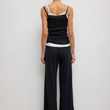 Pointelle Classic Tank Top - Black