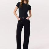 Featherweight Logan Wide Leg Jean - Black