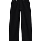 Featherweight Logan Wide Leg Jean - Black