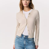 Molly Open-Knit Cardigan - Light Taupe