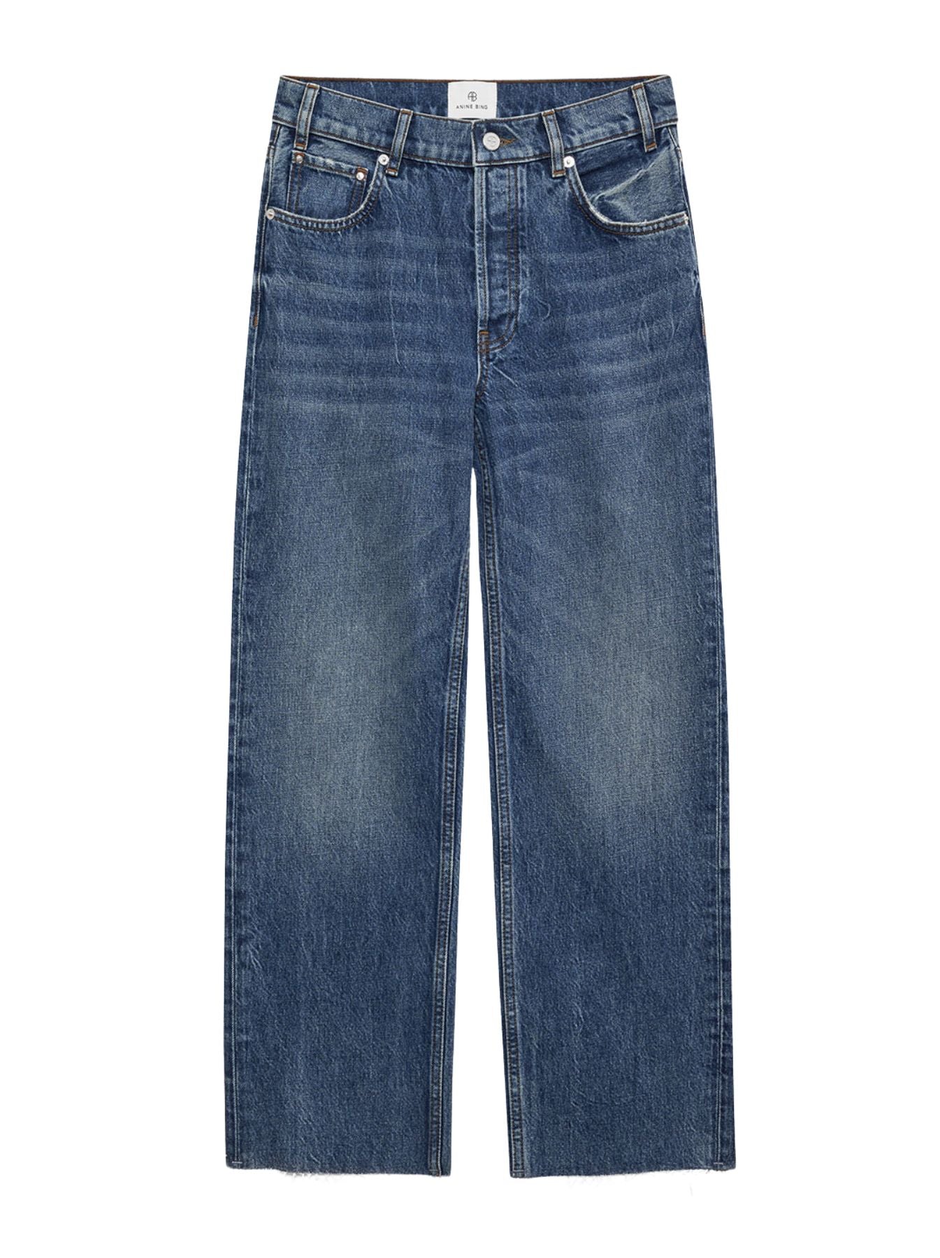 Anine Bing - Gavin Straight-Leg Jean - Ultramarine Indigo