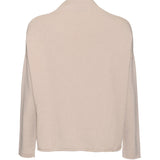 The Essential Cashmere Funnel Neck - Taupe