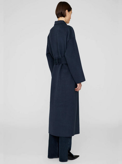 Anine bing shop dylan coat navy