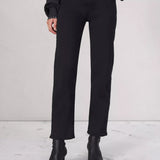 Harlow Mid-Rise Straight Leg - Black