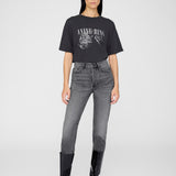 Cohen Cotton Tee - Washed Black