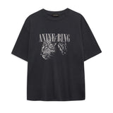Cohen Cotton Tee - Washed Black