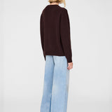 Lee Cashmere Crew Sweater - Deep Brown