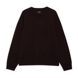 Lee Cashmere Crew Sweater - Deep Brown