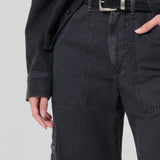 Marcelle Low Slung Easy Cargo - Washed Black