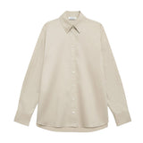 Essie Cotton Shirt - Cool Taupe