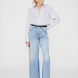 Essie Striped Shirt - White and Navy Stripe
