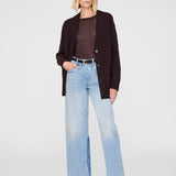 Jackson Cashmere Cardigan - Dark Brown