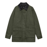 Sean Oversized Jacket - Army Green