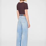 Sylvie Wool-Blend Tee - Dark Brown