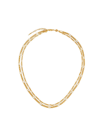 Filia Double Chain Necklace - Gold