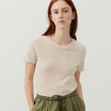 Sonoma Fitted Cotton T-Shirt - Mastic Vintage