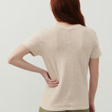 Sonoma Fitted Cotton T-Shirt - Mastic Vintage