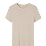 Sonoma Fitted Cotton T-Shirt - Mastic Vintage