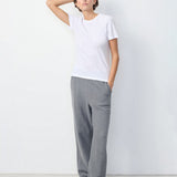 Sonoma Fitted Cotton T-Shirt - White