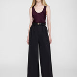 Lea Silk Top - Bordeaux