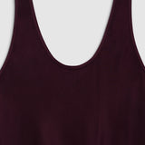 Lea Silk Top - Bordeaux