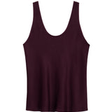 Lea Silk Top - Bordeaux